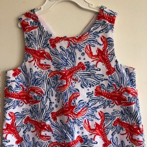 TOMMY BAHAMA Girl Lobster Print Sleeveless Dress 5 - Picture 10 of 15